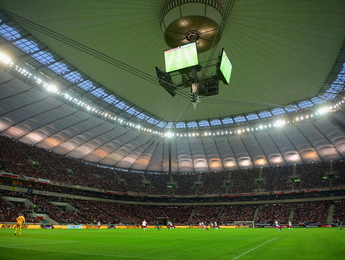 Освещение крытых спортивных стадионов