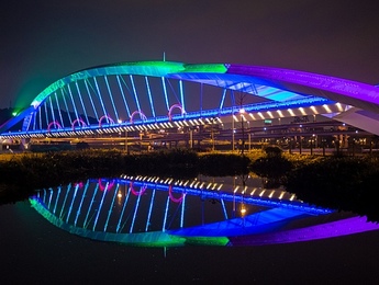 Архитектурное освещение мостов